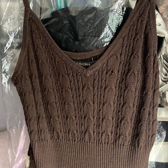 BCBG brown snot spaghetti strap - Picture 3 of 5